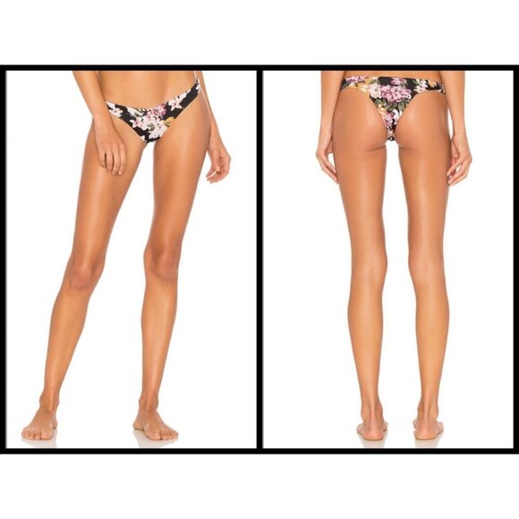💕VITAMIN A💕 Bikini Capri Top + Rosie Cheeky Bottom Ambrosia Floral 10 L NWT - Picture 7 of 16